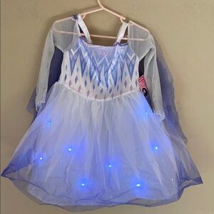 open lace back dress Amazon.com: Hulaha Baby Girls Elsa Costume Light Up White Princess Dress  Kids Halloween Party Led Dress 3-4Years : Clothing, Shoes & Jewelry